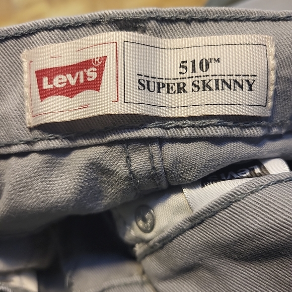 Levi's 510 Gray Woman Size 14 27x27 - Picture 5 of 6